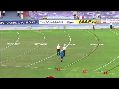 lancio del martello M campionati del mondo Mosca