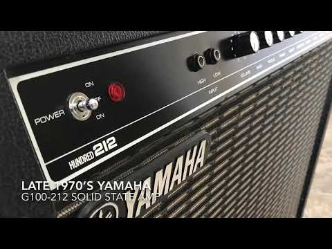 Yamaha G100-212 Hundred 212 100-Watt 2x12" Guitar Combo 1975 - 1979 - Black image 3