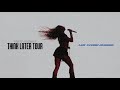 Tate McRae Intro Think Later Think Later Tour Live Studio Version European Leg