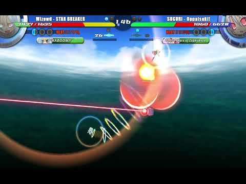 Acceleration of SUGURI 2: Oppaisuki (Suguri) vs Wizowd (Starbreaker)