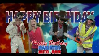 HAPPY BIRTHDAY! from the gang at Frank Myers Auto Maxx in Winston-Salem, NC