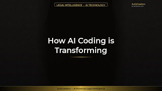 How AI Coding is Transforming Legal Workflows Forever