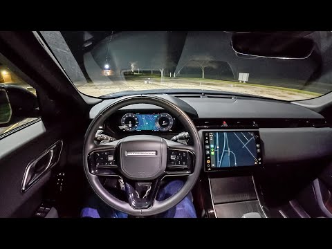 2024 Range Rover Velar P400 Dynamic SE - POV Night Drive (Binaural Audio)