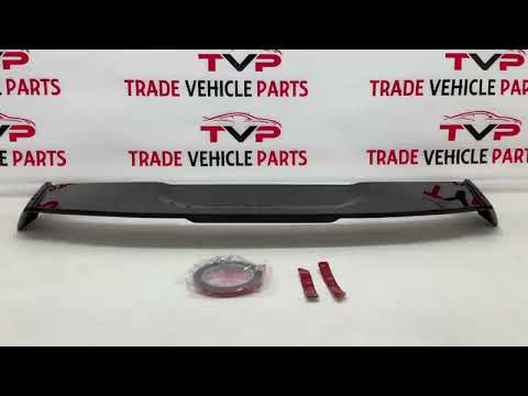 Fits BMW 1 Series F40 2019- Rear Roof Boot Lip Spoiler Gloss Black video