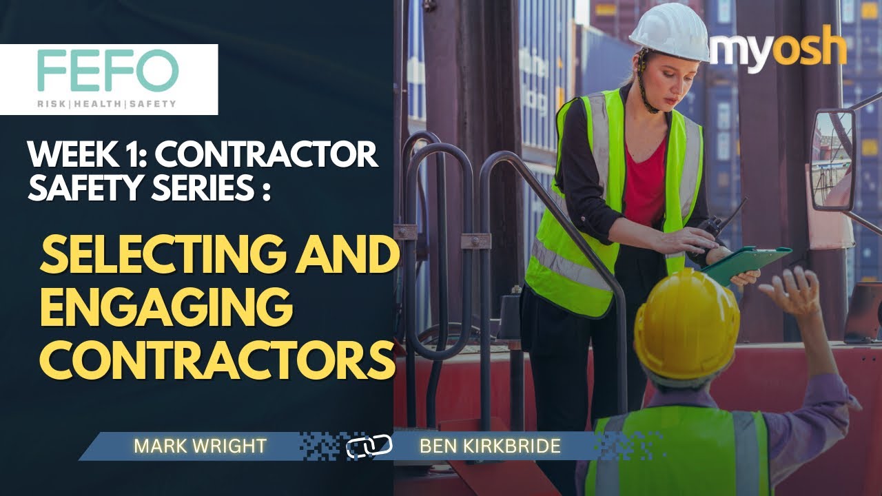 Week 1. Selecting & Engaging Contractors | Webinar | FEFO