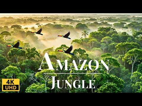 Wilder Amazonas in 4K: Erstaunliche Tiere und Landschaften | Naturgeräusche | Entspannende Musik