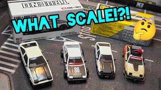 WHAT SCALE? KAIDO HOUSE, CCA, TIMEMICRO. DIECAST CAR MODELS.