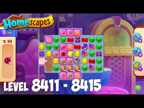 Homescapes level 8411 8412 8413 8414 8415 🏡 Gameplay Walkthrough (Android, iOS) Playrix