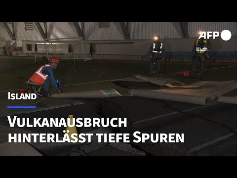 Island: Vulkanausbruch hinterlässt tiefe Spuren | AFP