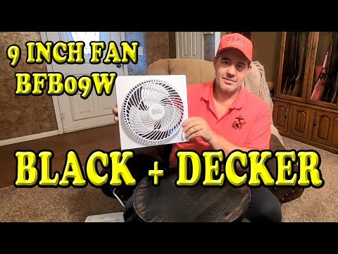 Black + Decker 9 Inch  Mini Table Top Fan