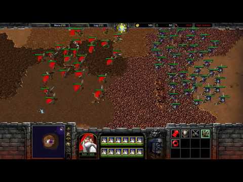 Riflemen versus Troll Headhunters (not upgraded and maximum food limit)