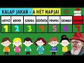 Kalap Jakab - A hét napjai (gyerekdal, animáció)