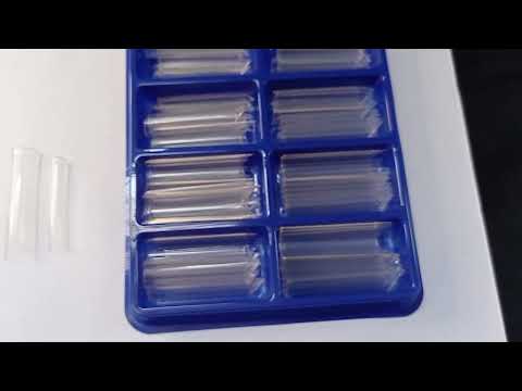 CARTELA DE UNHA A. TIPS CURVATURA C LONGA TRANSPARENTE SIÔUX COM 100 UN