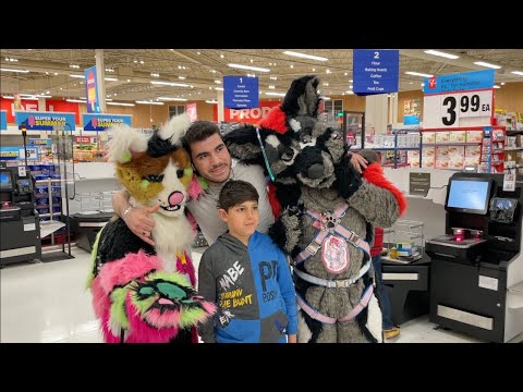 Fur-Eh! 2022 - Public Fursuiting & Shopping at Real Canadian Superstore with Munchkin, Huggie & Eco