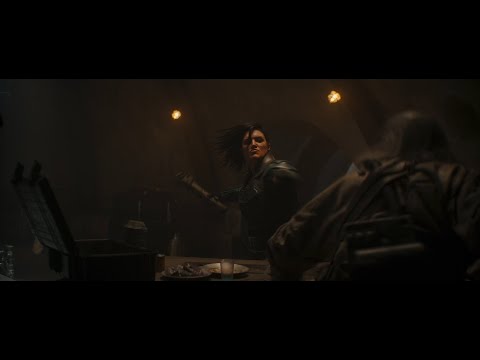 Cara Dune vs Aqualish robbers / Lava meerkat likes to eat - The Mandalorian Season Two (2020)