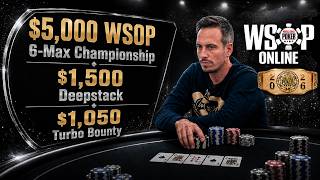 💥FINAL TABLE🏆$2,500 1st🏆$132 Zodiac Bounty🏆$5,000 Bracelet Event 6-max NLHE!!!   !MADMONQ