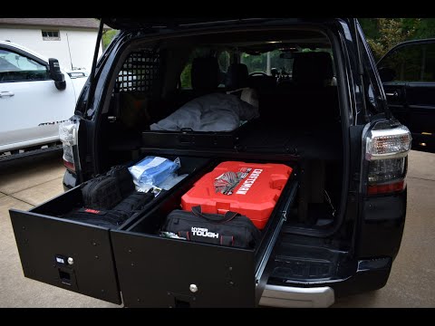 What’s inside my 2018 4runner? Front Runner storage and Rago fabrication!!