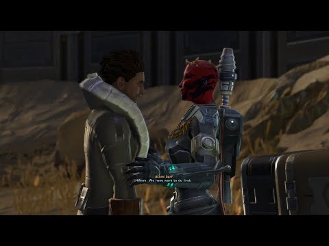 Smuggler Needs Help Expressing Feelings To Wife Akaavi (SWTOR - Showdown on Ruhnuk)