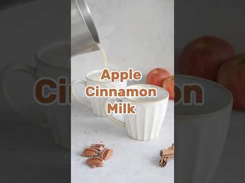 Apple cinnamon milk | Mylky #veganrecipes #applecinnamon #mylky #christmasdrinks