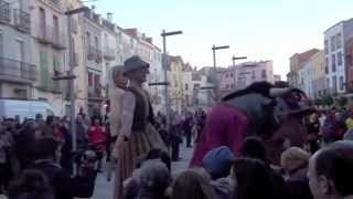 preview picture of video 'El Brut i la Bruta, carnaval de Torà 2013'