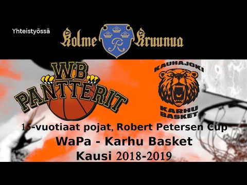 Robert Petersen Cup WB-Pantterit - Karhu Basket