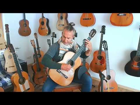 Enrique Sanfeliu 1933 "Pelegrino Torres" - rare and beautiful classical guitar - style of Enrique Garcia/Francisco Simplicio + video! image 14