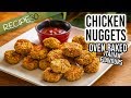 Chicken nuggets oven baked with an Italian twist