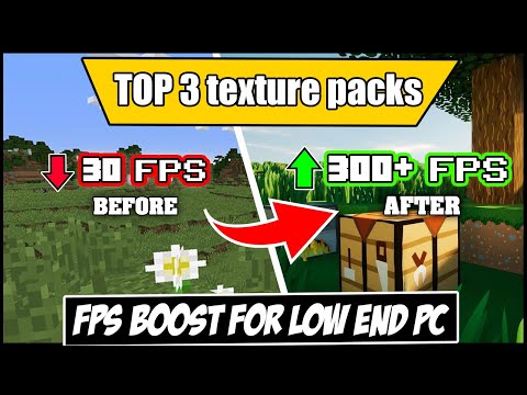 Akhramak Tech - TOP 3 Best FPS Boosting Texture Packs for Low End PC (+300 FPS)(2022)(1.18.2)