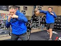 ANDY RUIZ JR MOVING LIKE A MEXICAN MIKE TYSON - SHOWING OFF NEW CANELO DEFENSIVE MOVES