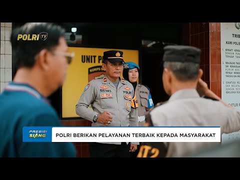 KANIT BINMAS POLSEK CIPTIM BERI PELAYANAN TERBAIK KEPADA MASYARAKAT