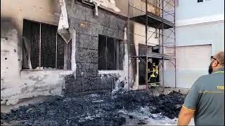 In fiamme materiale edile all'esterno del PTE di Pachino, nessun rischio per i pazienti