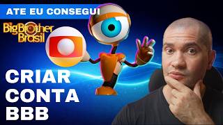 Como Criar Conta no BBB 26: Passo a Passo Atualizado (Voto Único e Torcida) GSHOW