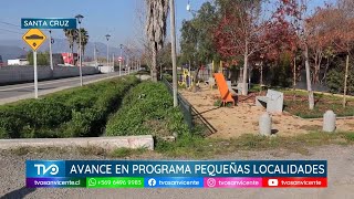 Avanzan mejoras en Apalta gracias al Programa para Pequeñas Localidades