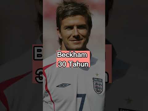 Pertumbuhan David Beckham Dari 15-47 tahun #shorts #beckham