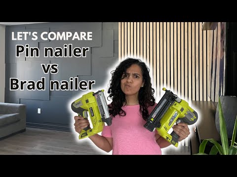These 2 tools are not the same: Brad nailer vs Pin nailer