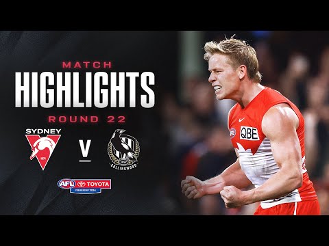 Sydney v Collingwood Highlights | Round 22, 2024 | AFL