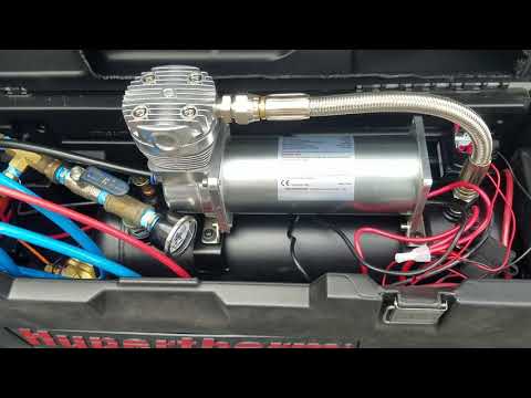 F250 Superduty On Board Air System and Train Horn Install Viair 20008