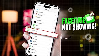 How to Fix FaceTime Not Showing on iPhone | FaceTime App Missing on iPhone