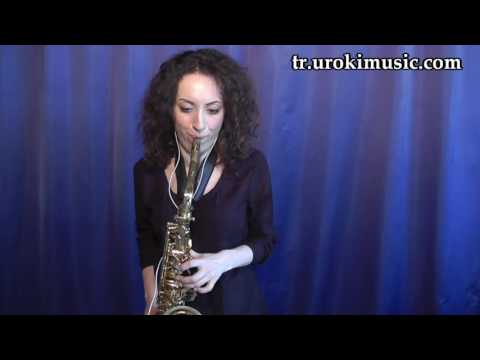 Saksafon Nasıl Çalınır Ariana Grande Break free - Cover Okul Öğretmen Notalar Eğitim Tablatura