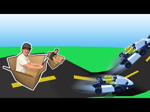 ENTRAMOS NA CORRIDA DE KART MAS ATÉ UMA LESMA PASSOU DA GENTE!!