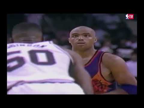 Charles Barkley came up HUGE in the clutch vs Spurs, 1993 Playoffs