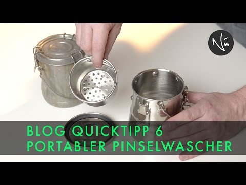 Transportabler Pinselwascher - BLOG QUICKTIPP 6