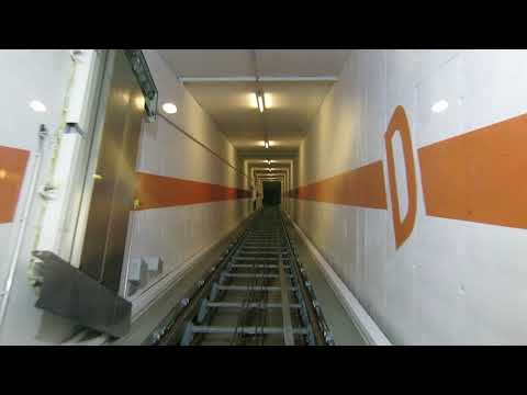 Längster, privater Schrägaufzug der Schweiz - Bergfahrt