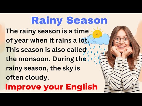 Rainy Season | Improve your English | Everyday Speaking | Level 1 | Shadowing Method