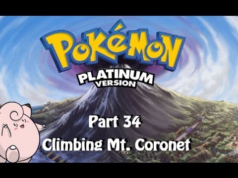 Pokémon Platinum Part 34 - Climbing Mt. Coronet