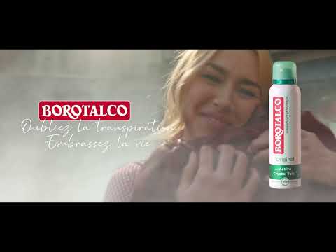 Borotalco Original. Oubliez la transpiration. Embrassez la vie.