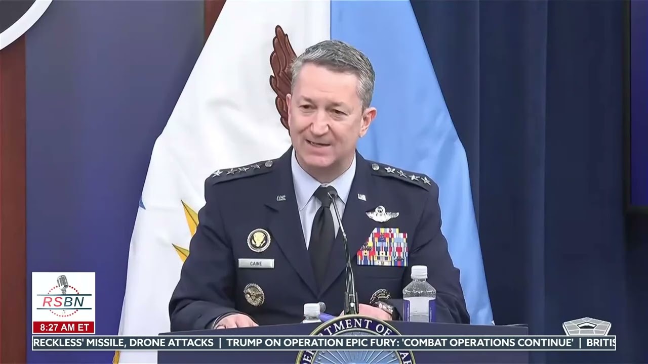 WATCH: General Caine Details America's Actions in Operation Epic Fury - 03/02/26