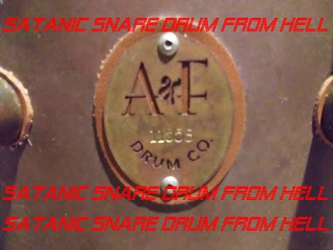 Satanic A&F Bronze Snare from HELL!!!!