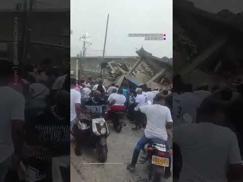 111 dead after Colombia quakes leave trail of destruction | AJ #shorts