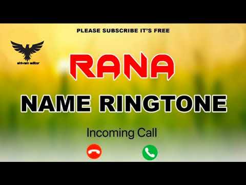 Rana name ringtone video song 🙈 Rana ringtone//Rana name ringtone//Rana sayri 📸 Rana short name vide